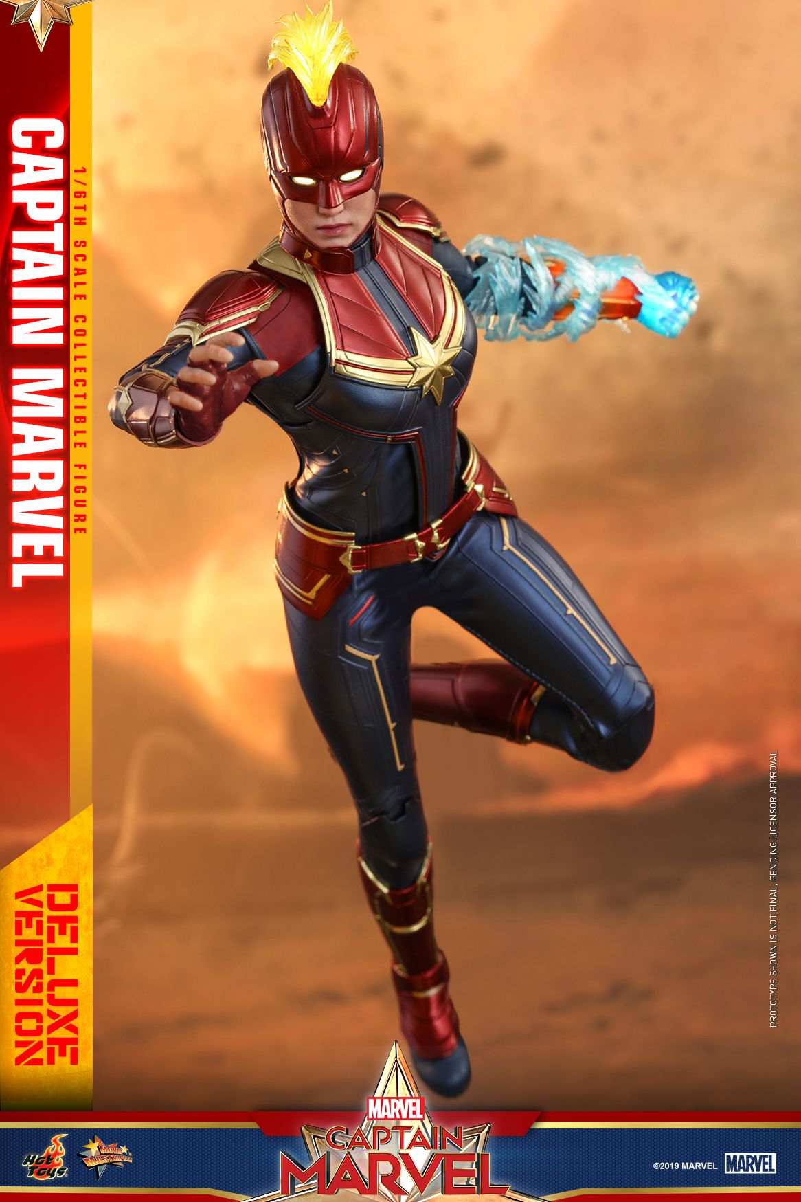 Hot Toys Captain Marvel Captain Marvel Collectible Figure Deluxe_pr2