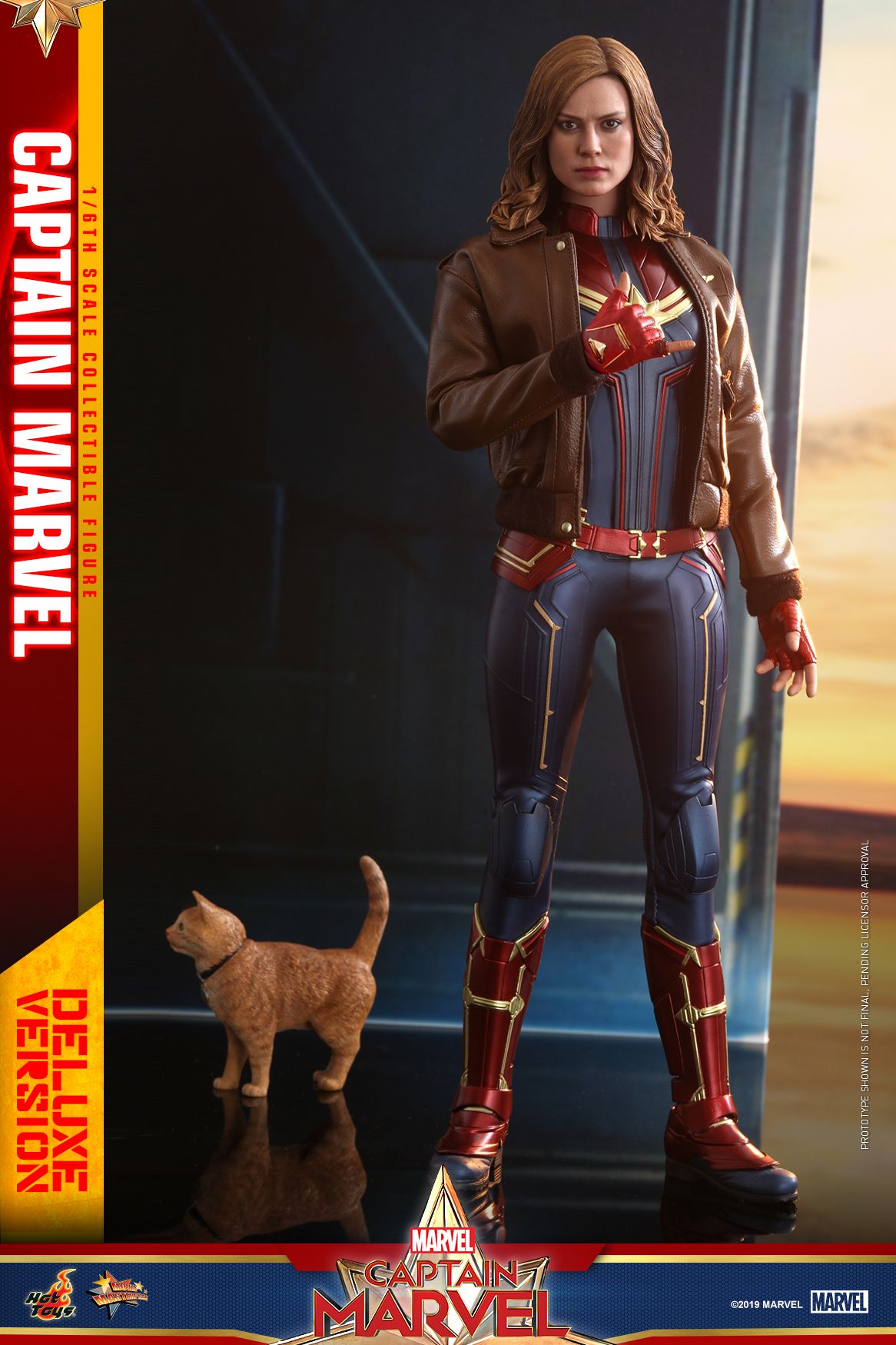 Hot Toys Captain Marvel Captain Marvel Collectible Figure Deluxe_pr9