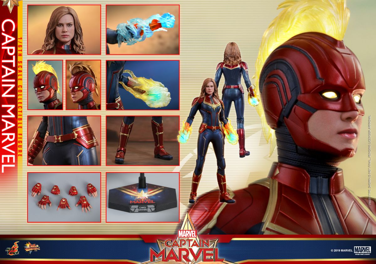 Hot Toys Captain Marvel Captain Marvel Collectible Figure_pr15