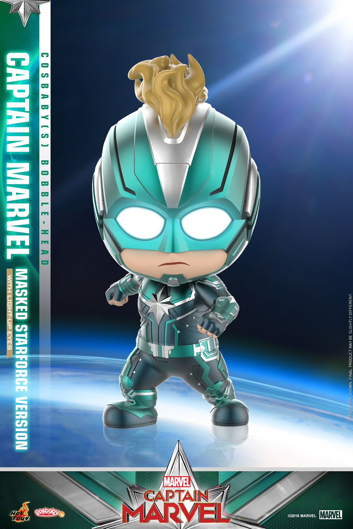 Hot Toys Captain Marvel Captain Marvel Masked Starforce Version Cosbaby S Bobble Head_pr1