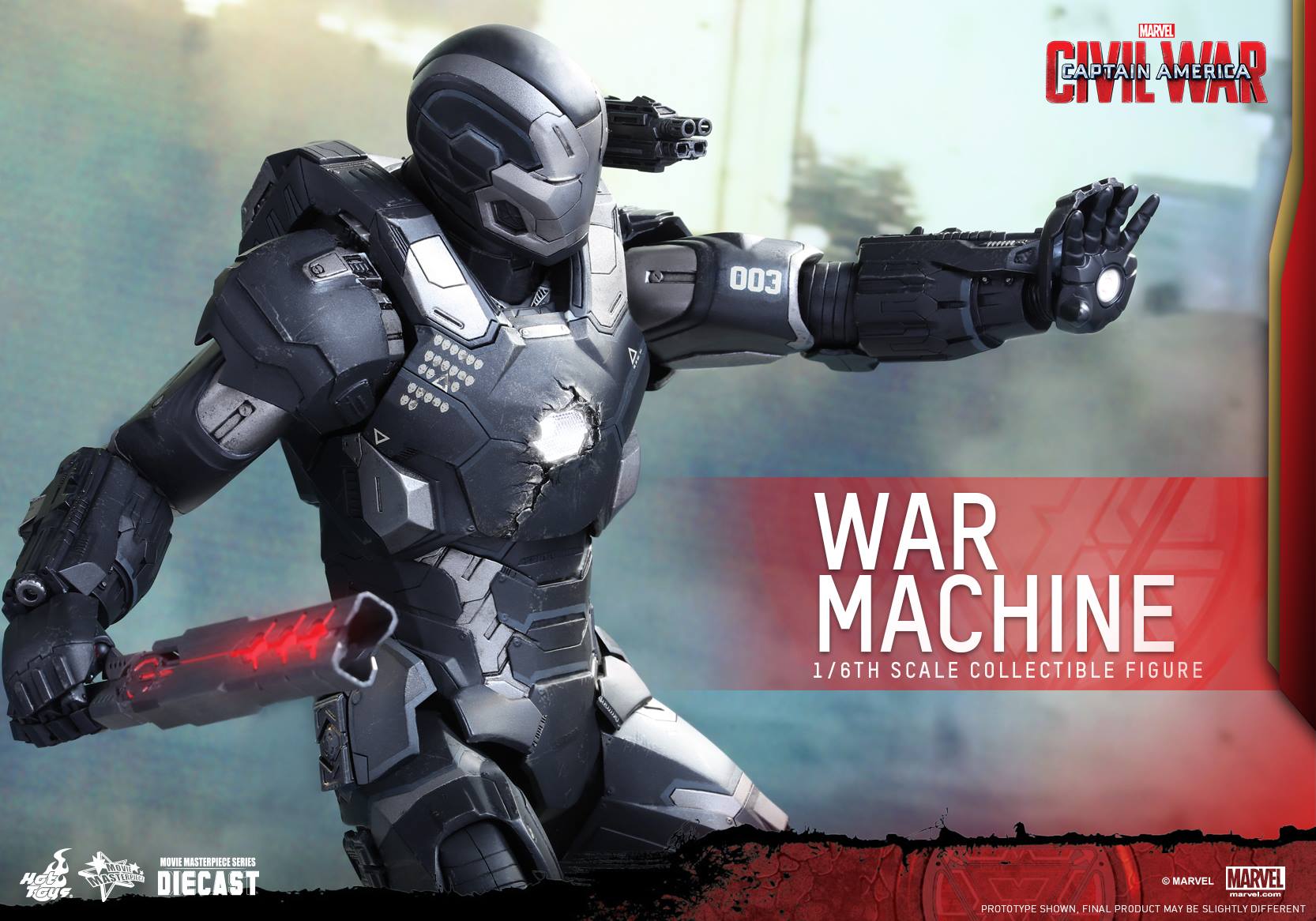 Captain America: Civil War Hot Toys War Machine