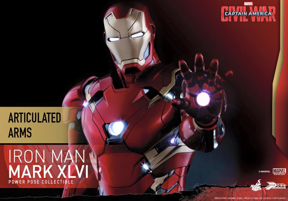 Captain America: Civil War Hot Toys Iron Man Mark XLVI