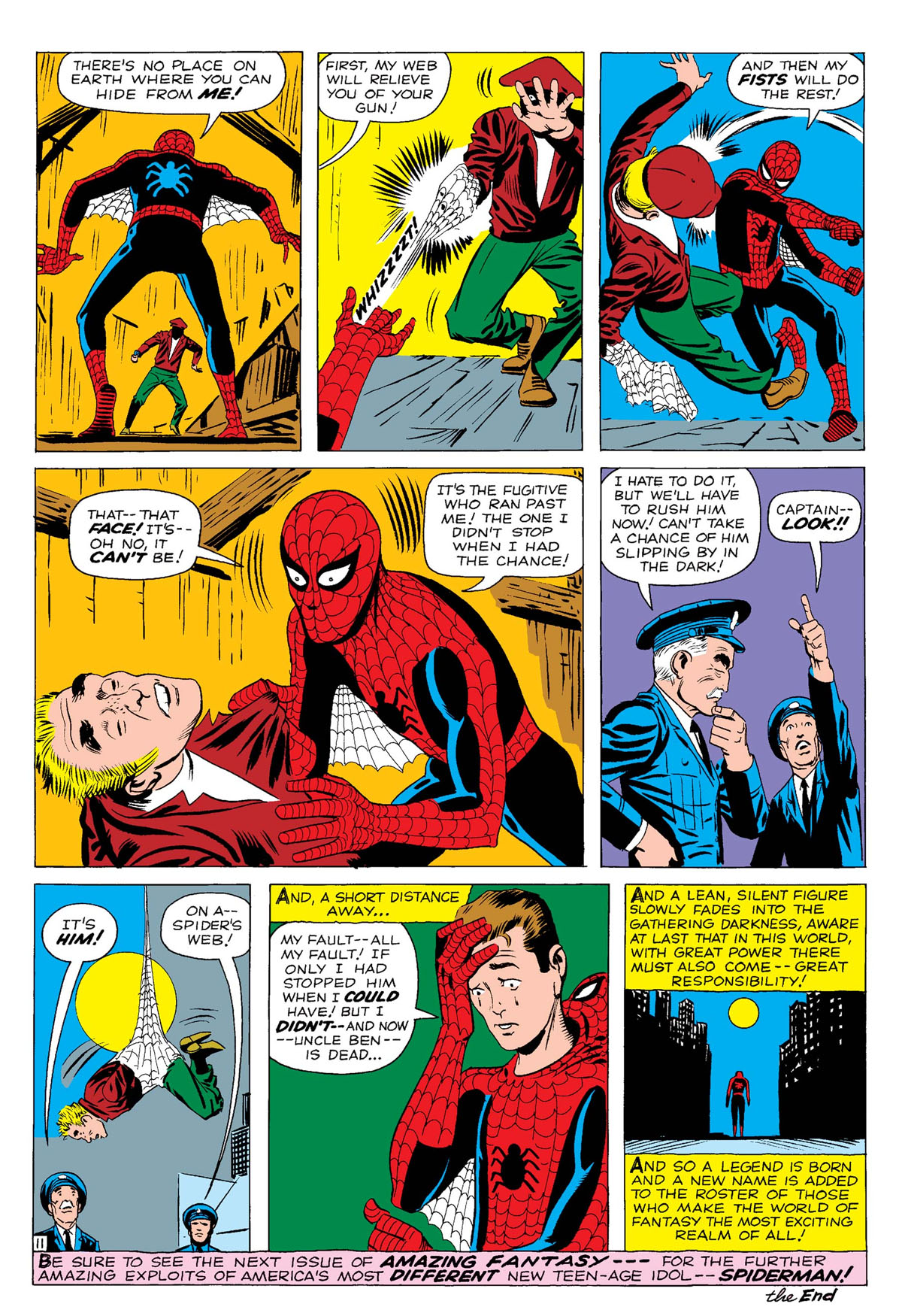 1. Spider-Man! – Amazing Fantasy #15
