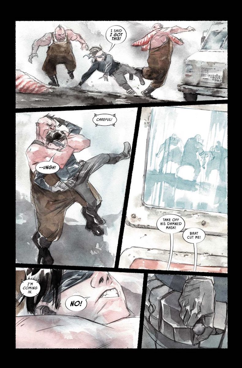 Robin & Batman #1 Page 2 (Art by Dustin Nguyen) 