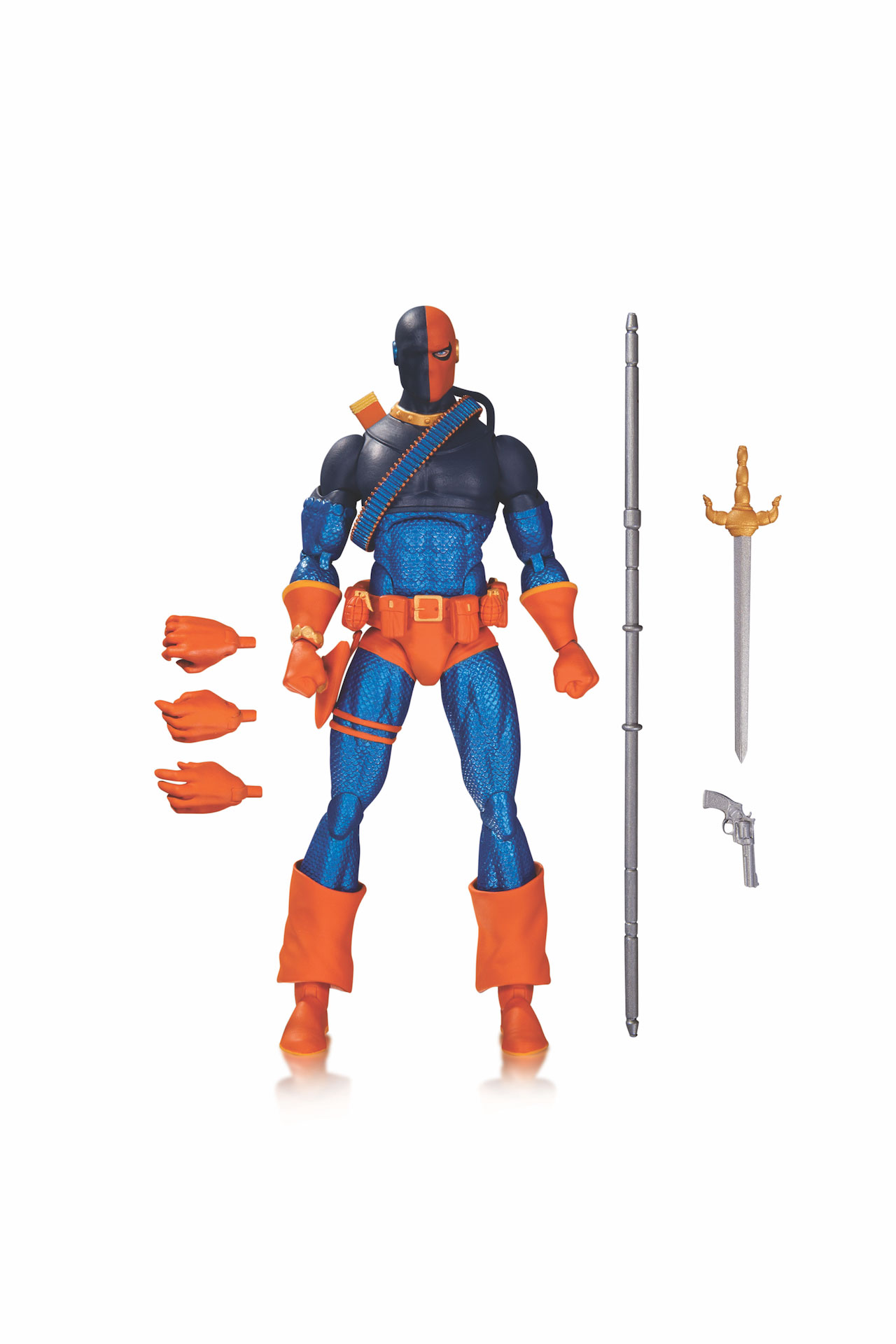 DC ICONS CYBORG DELUXE, DEATHSTROKE, SWAMP THING AND WONDER WOMAN ACTION FIGURES