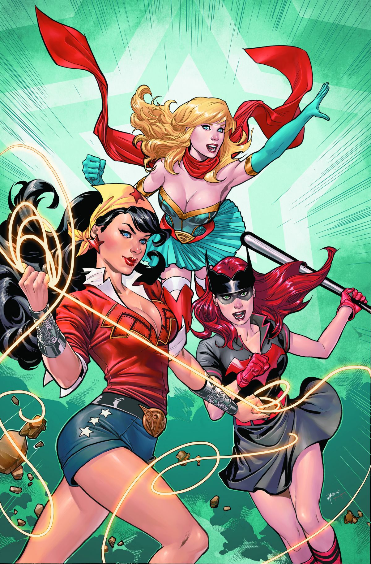 DC COMICS BOMBSHELLS: THE DELUXE EDITION BOOK ONE HC 