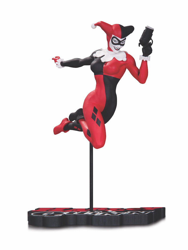 HARLEY QUINN: RED, WHITE AND BLACK STATUE BY TERRY DODSON