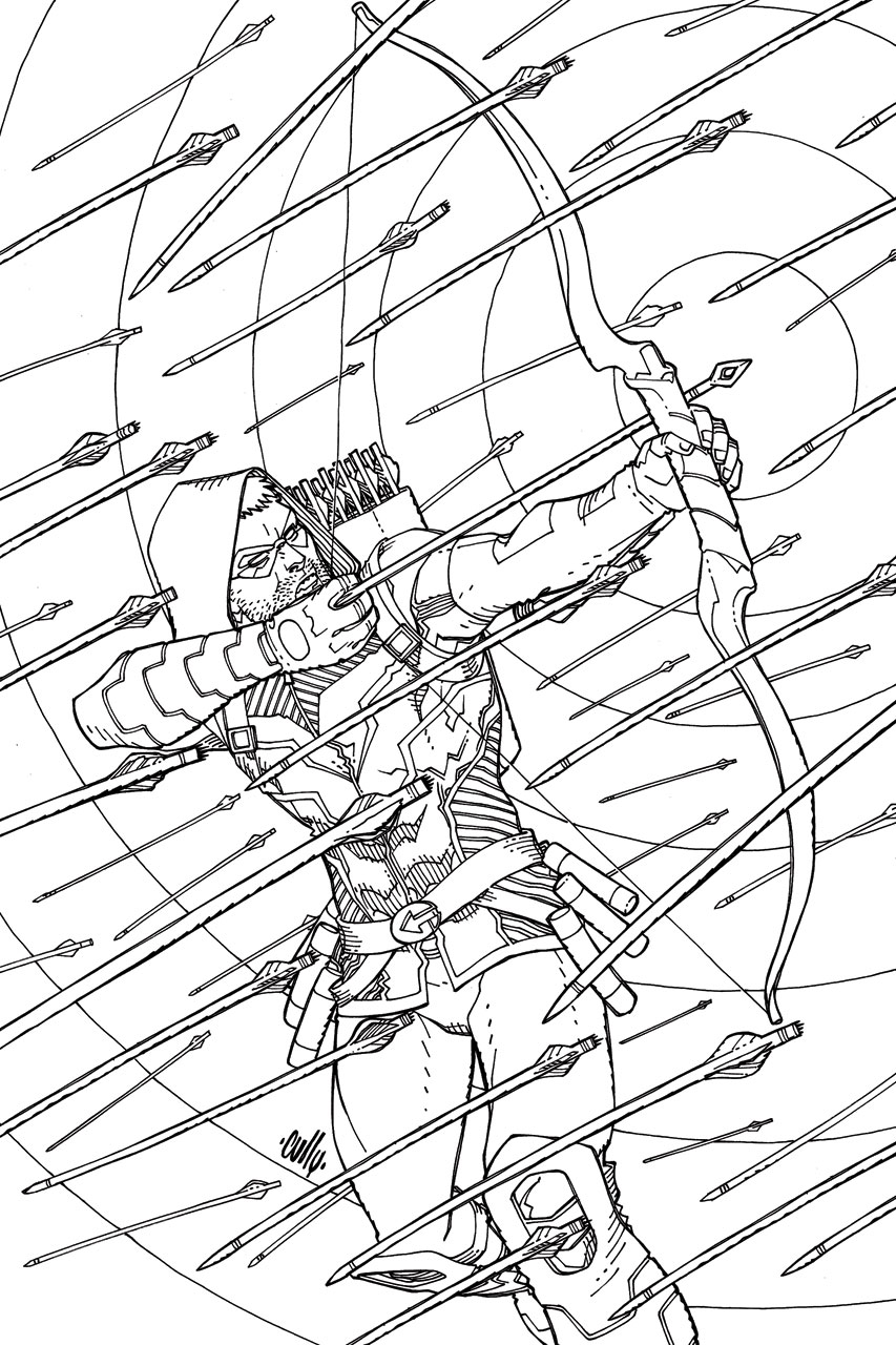 GREEN ARROW: AN ADULT COLORING BOOK TP