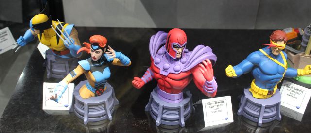 Animated X-Men busts