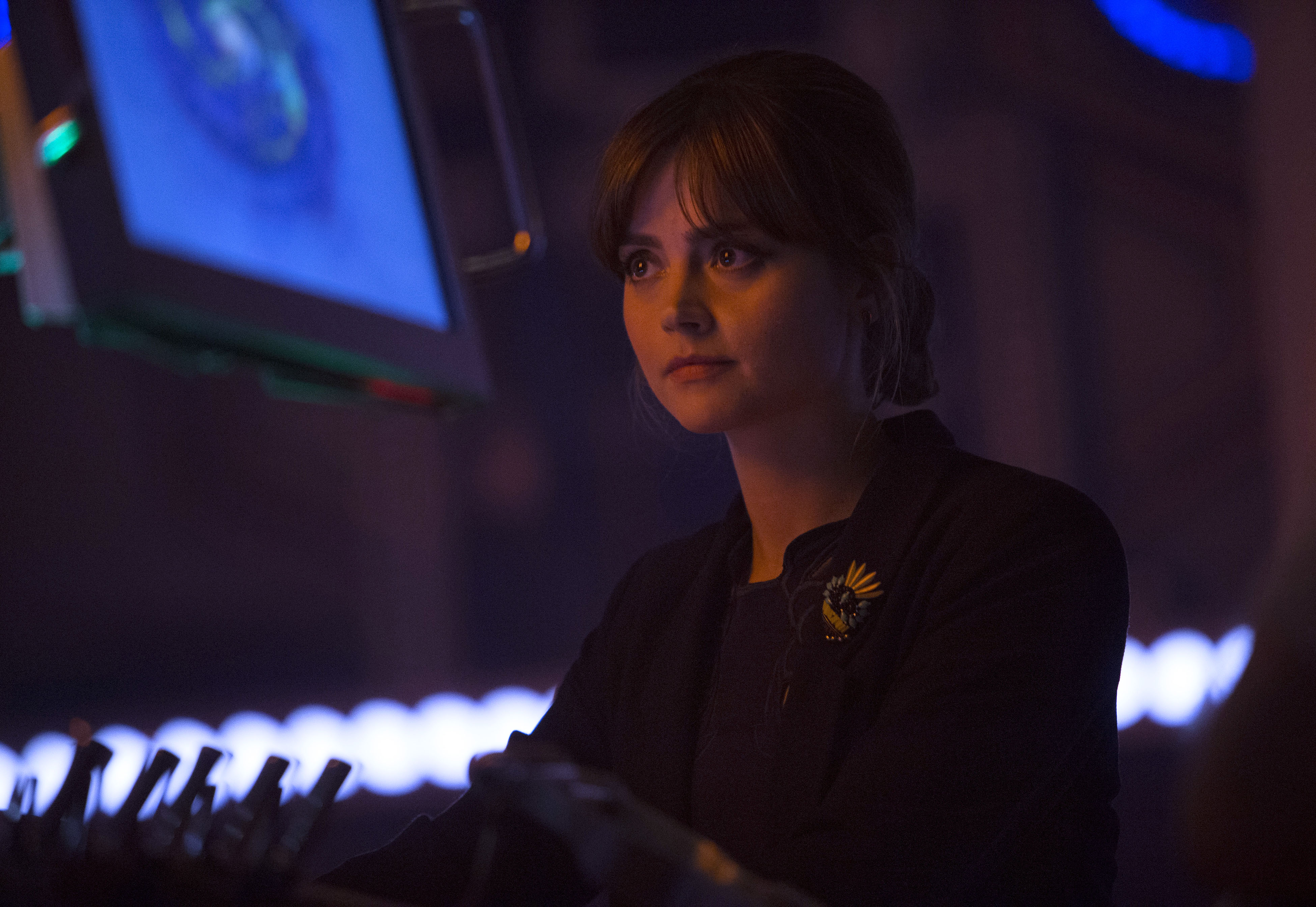 Picture shows: Jenna Coleman as Clara