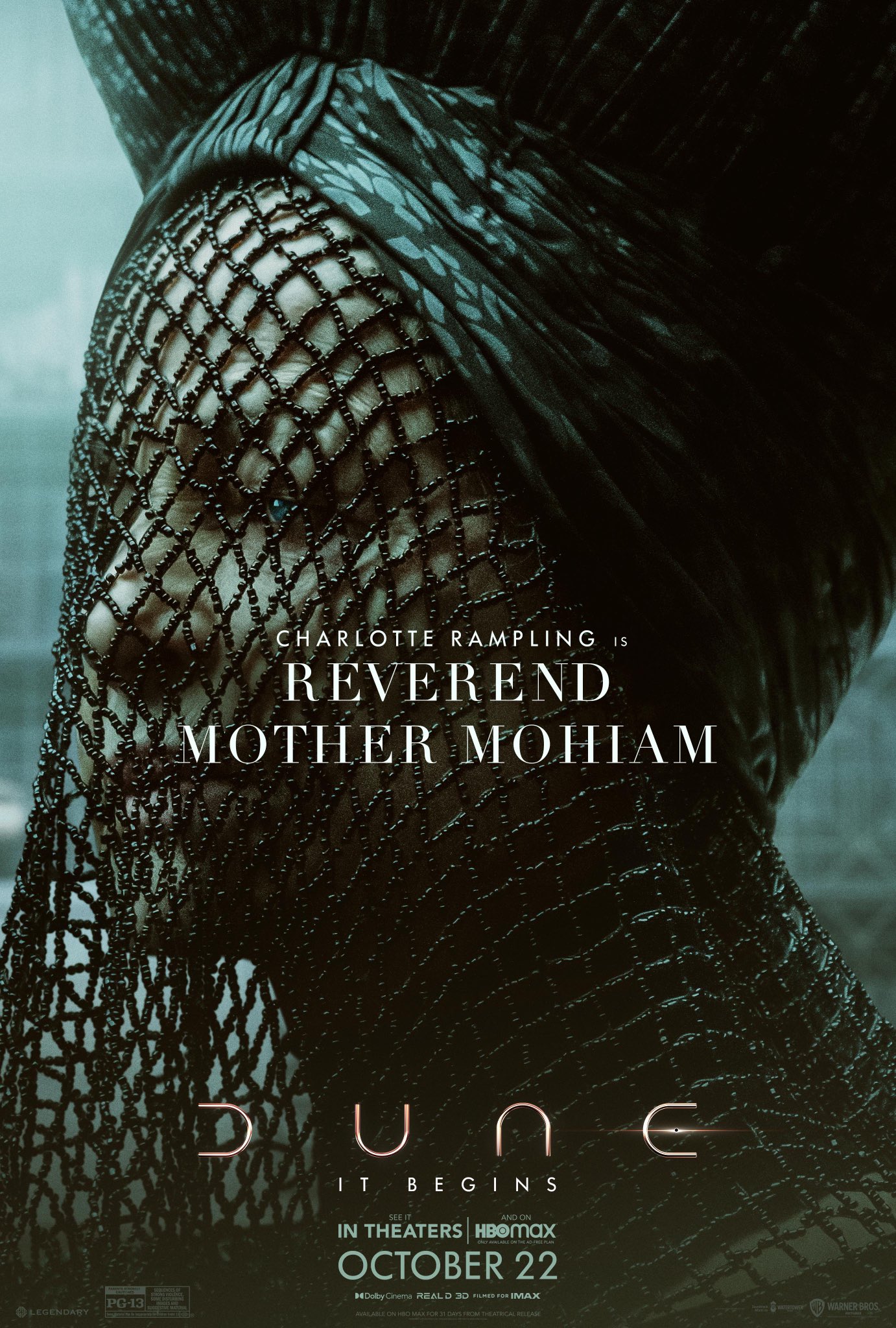 Charlotte Rampling is Reverend Mother Mohiam