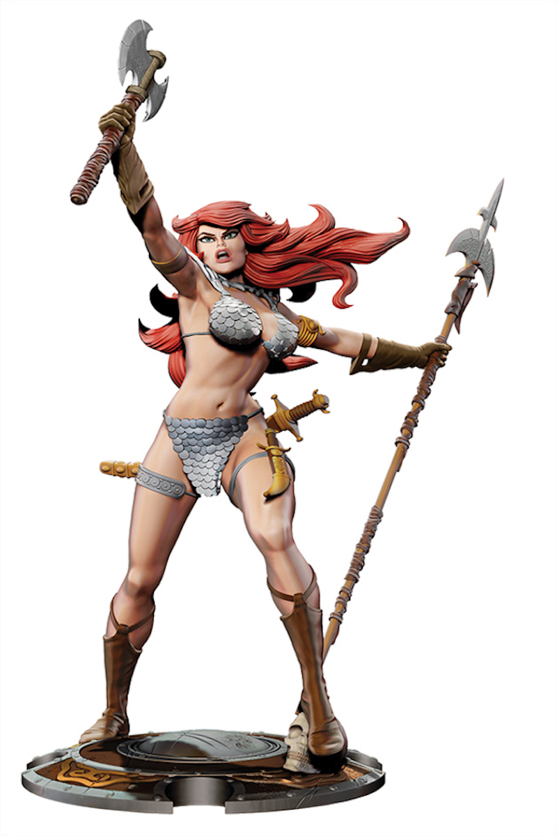Red Sonja 45th Anniversary Collector's Statue (Inspired by Frank Thorne)