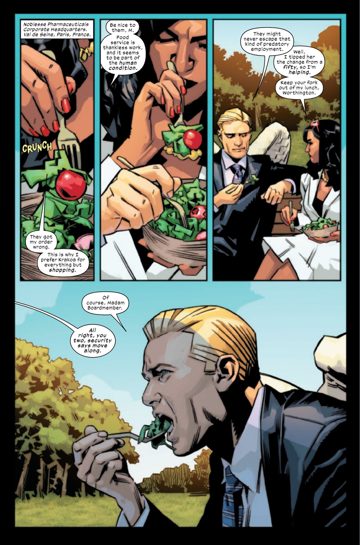 Empyre: X-Men #1 page 1