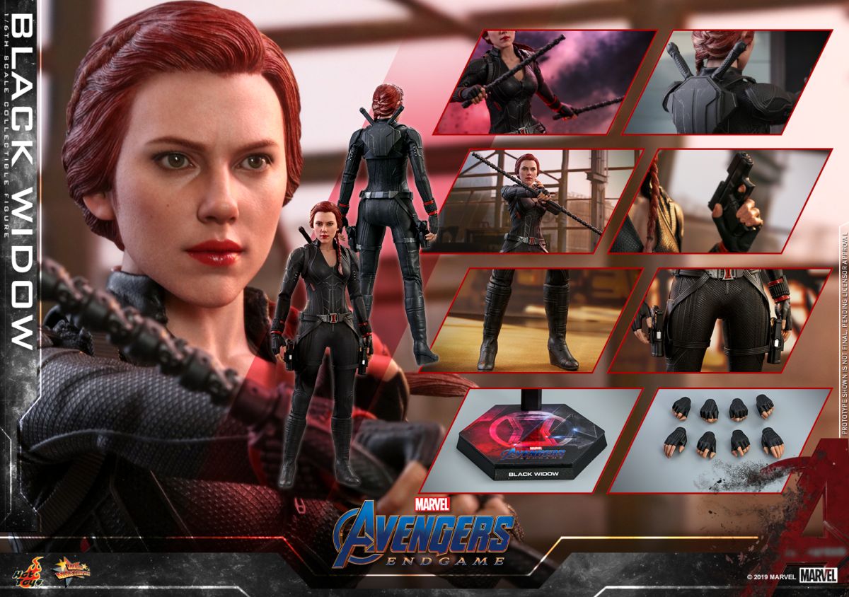 Hot Toys Avengers 4 Black Widow Collectible Figure_pr20