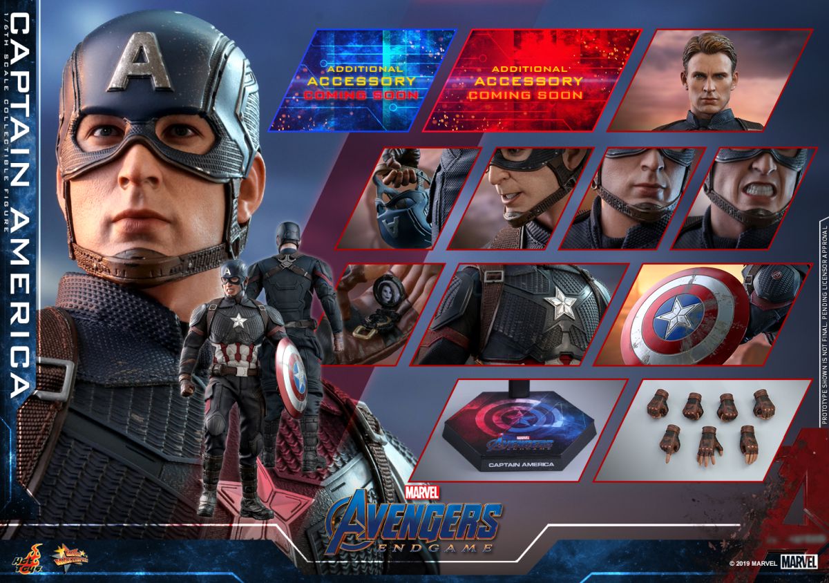 Hot Toys Avengers 4 Captain America Collectible Figure_pr22