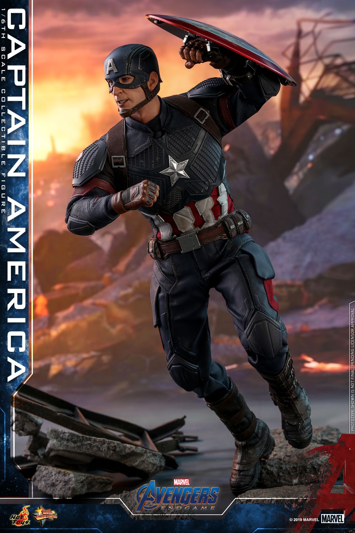 Hot Toys Avengers 4 Captain America Collectible Figure_pr4