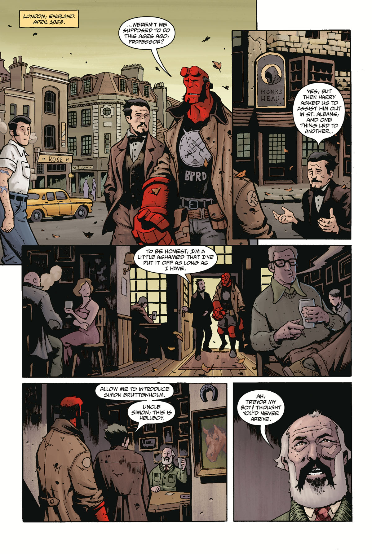 Hellboy: The Silver Lantern Club #1 page 1