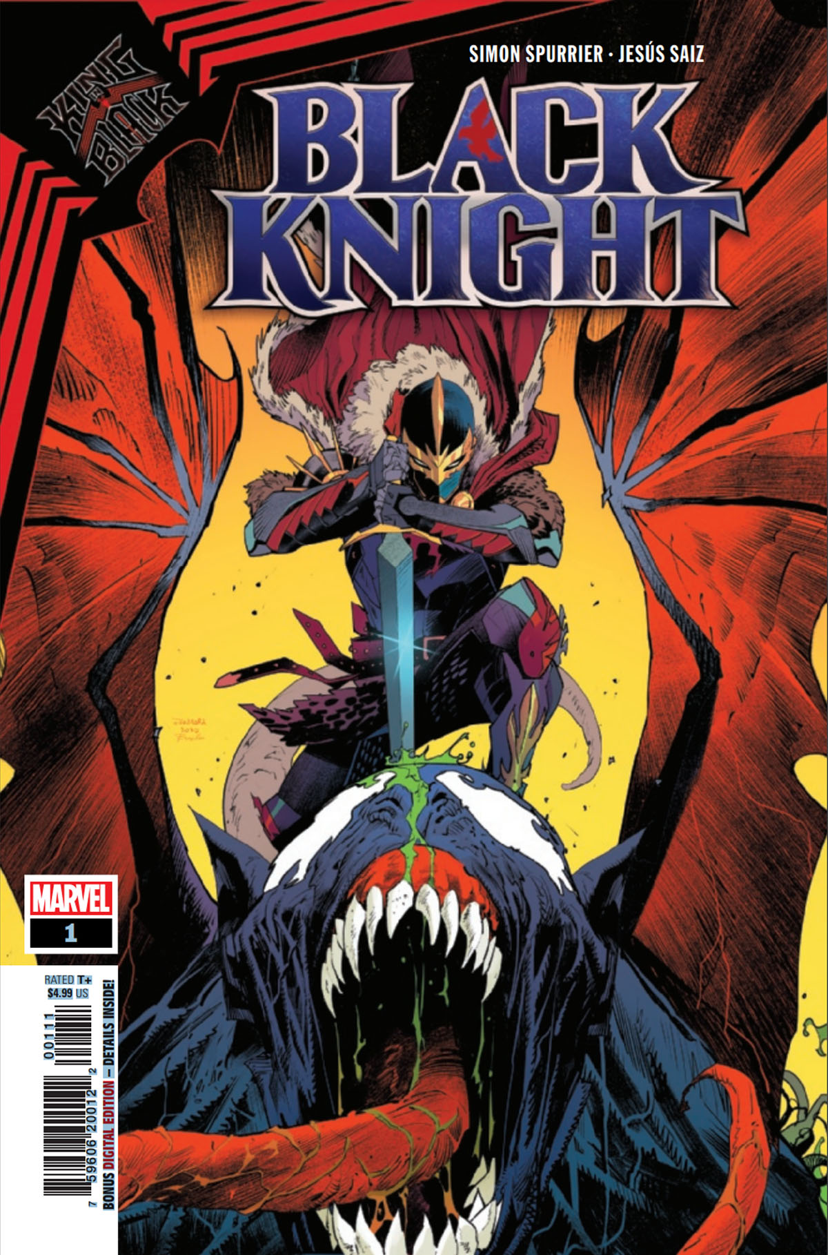 King in Black: Black Knight 1 cover