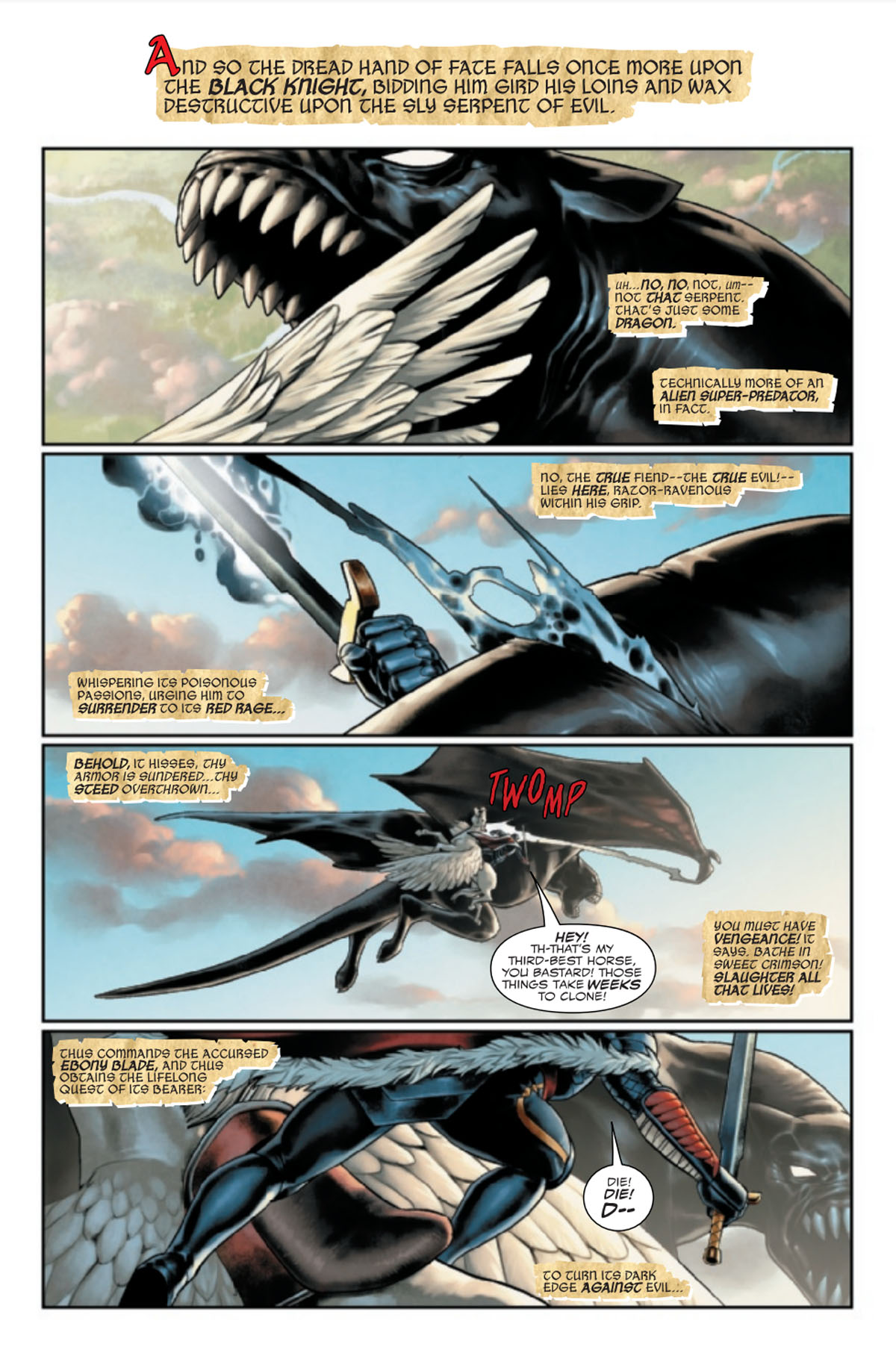 King in Black: Black Knight 1 page 1