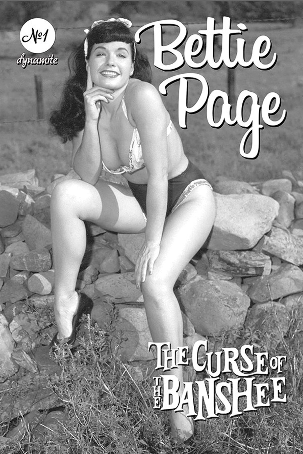 Bettie Page and the Curse of the Banshee #1 cover E Bettie Page photo