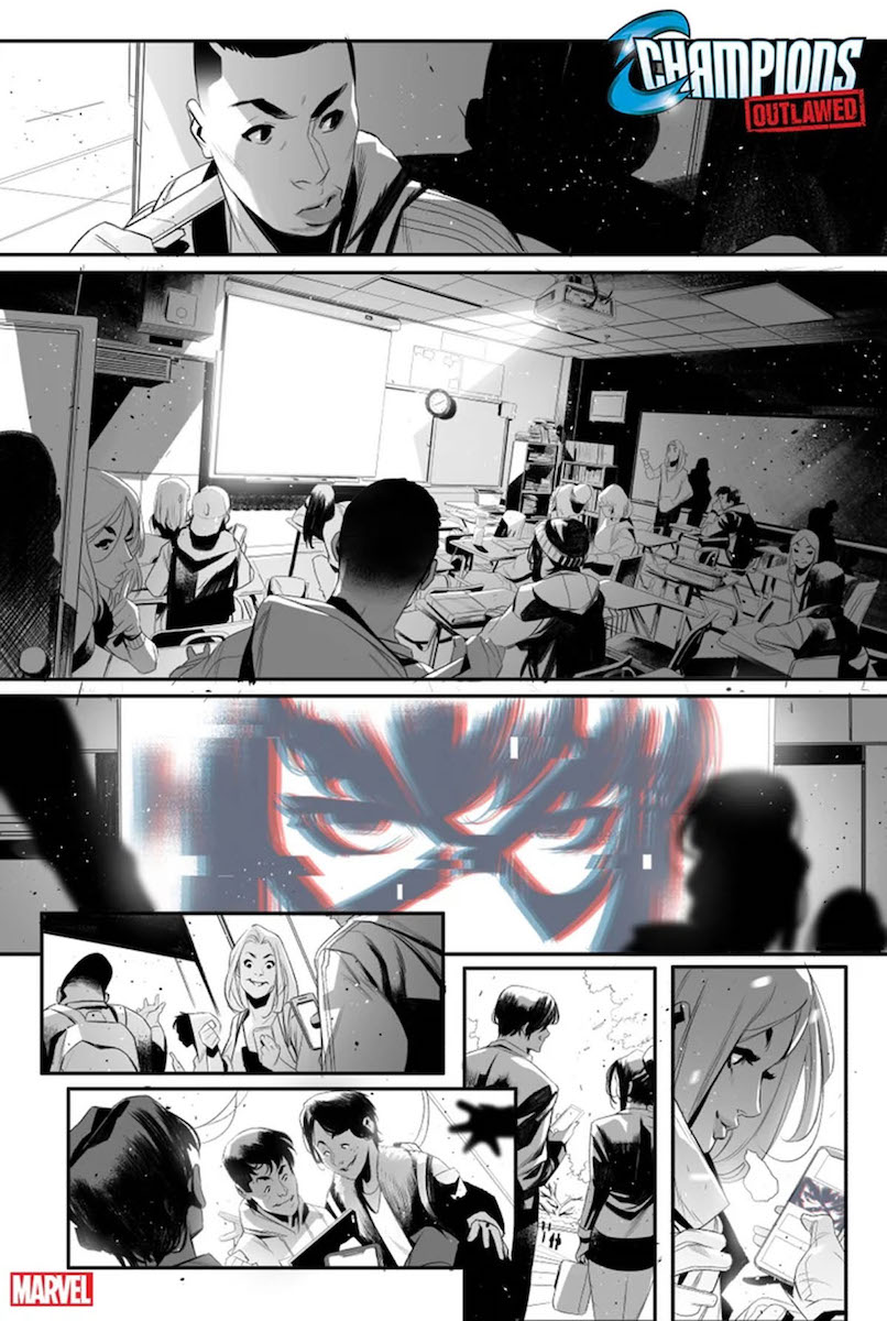 Champions #1 Sample Page 2
