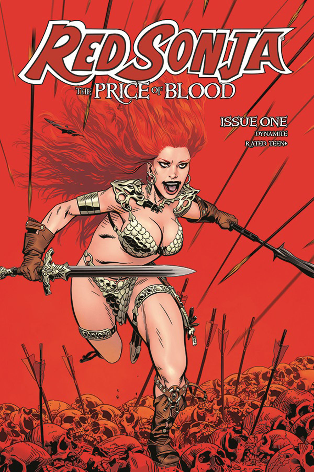 Red Sonja: The Price of Blood #1 cover B - Golden