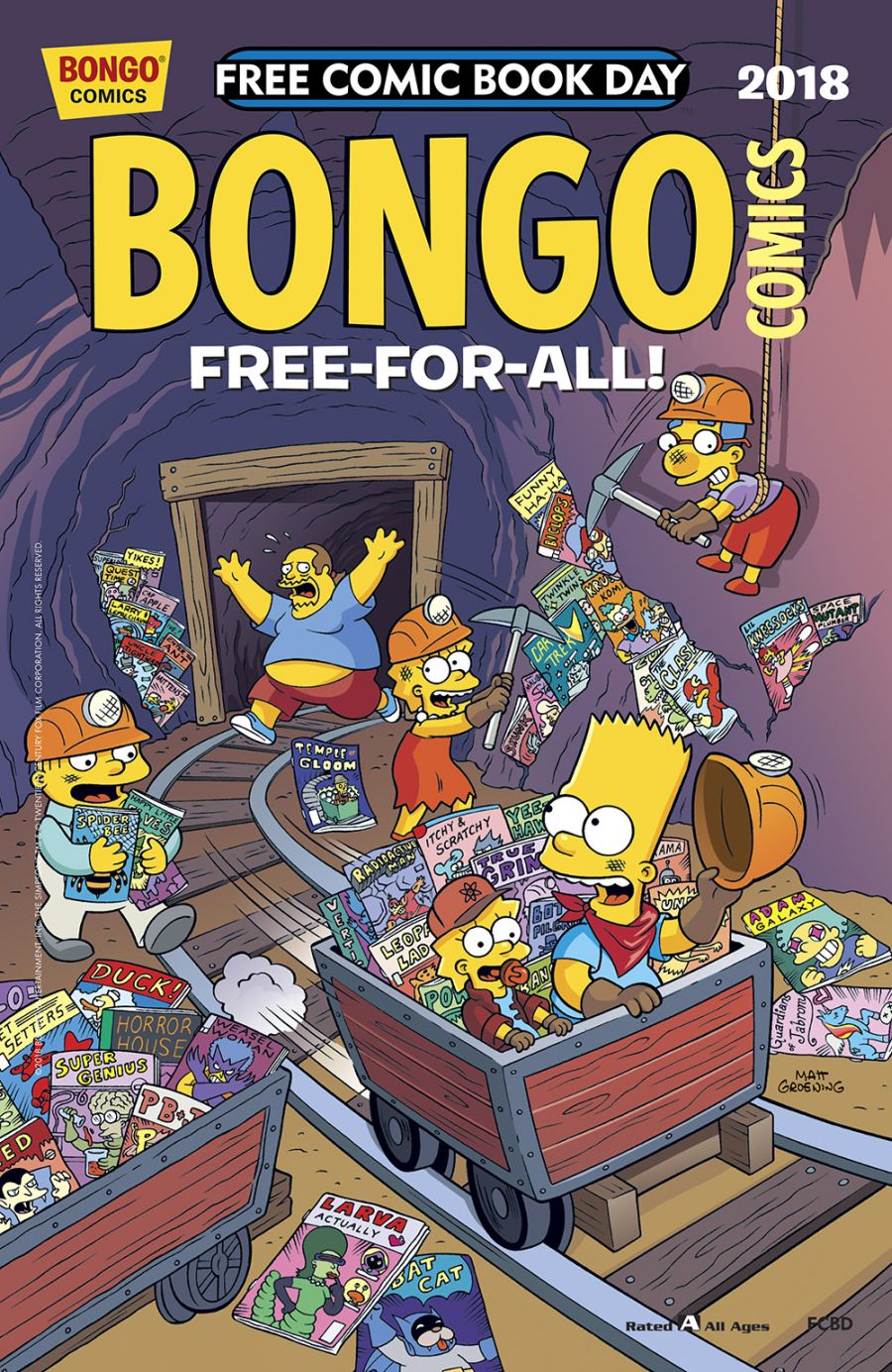 Bongo Comics | BONGO COMICS: FREE-FOR-ALL 2018