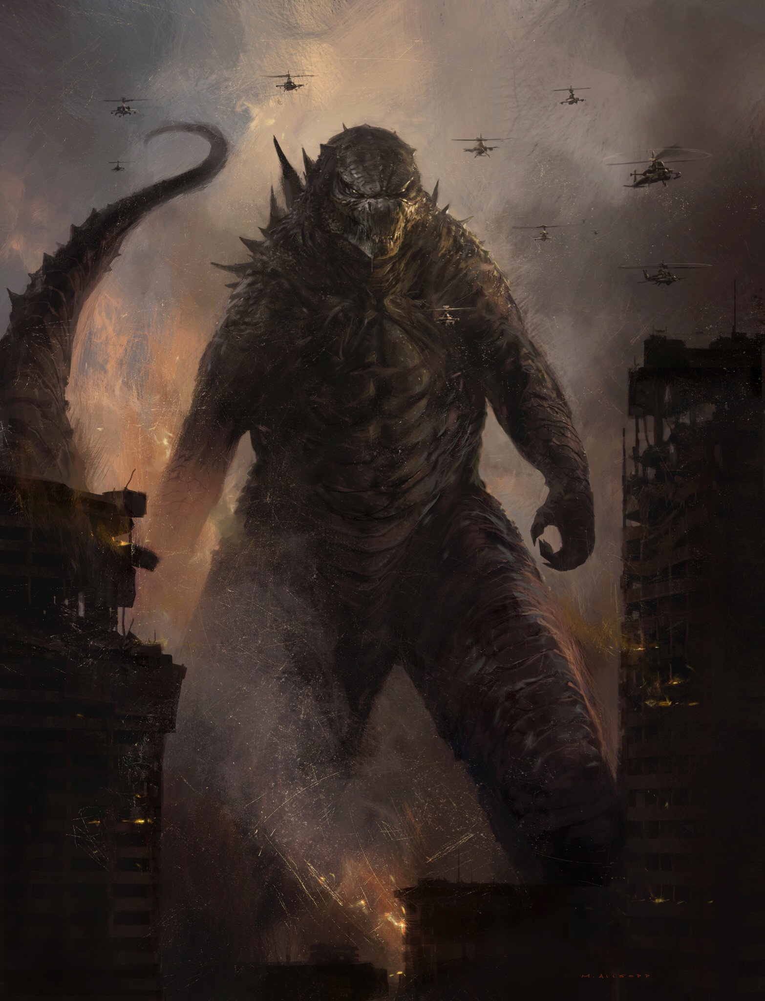 Godzilla King of The Monsters Concept Art 11