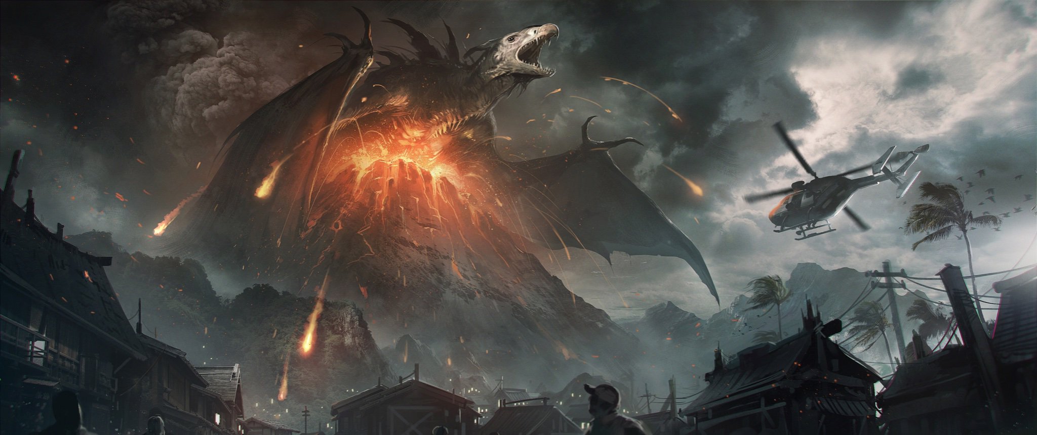 Godzilla King of The Monsters Concept Art 14