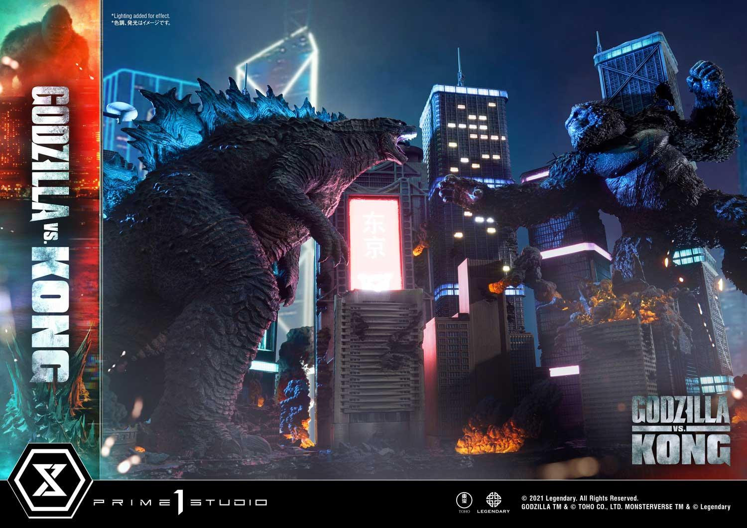 Godzilla vs. Kong statue 1