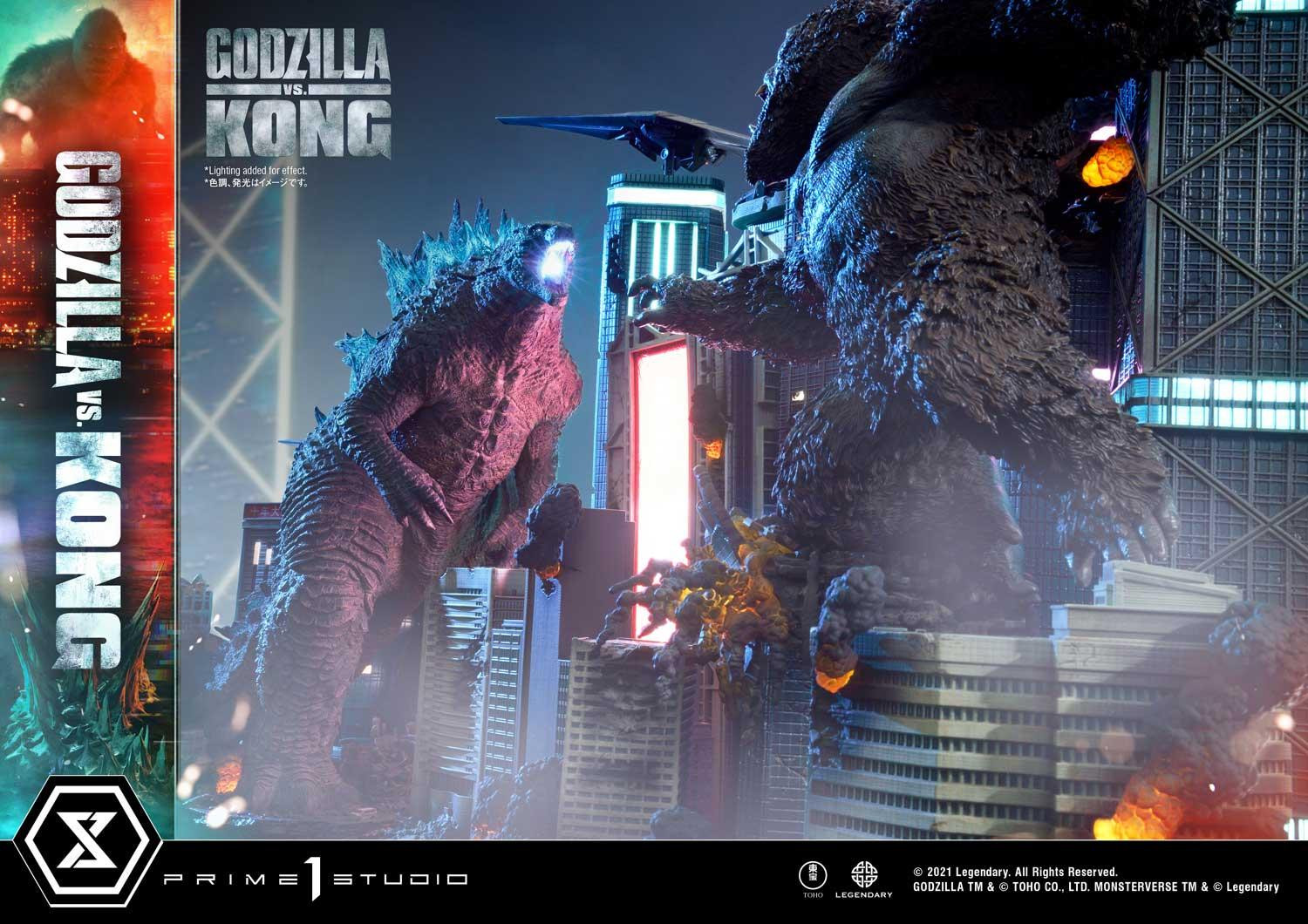 Godzilla vs. Kong statue 13
