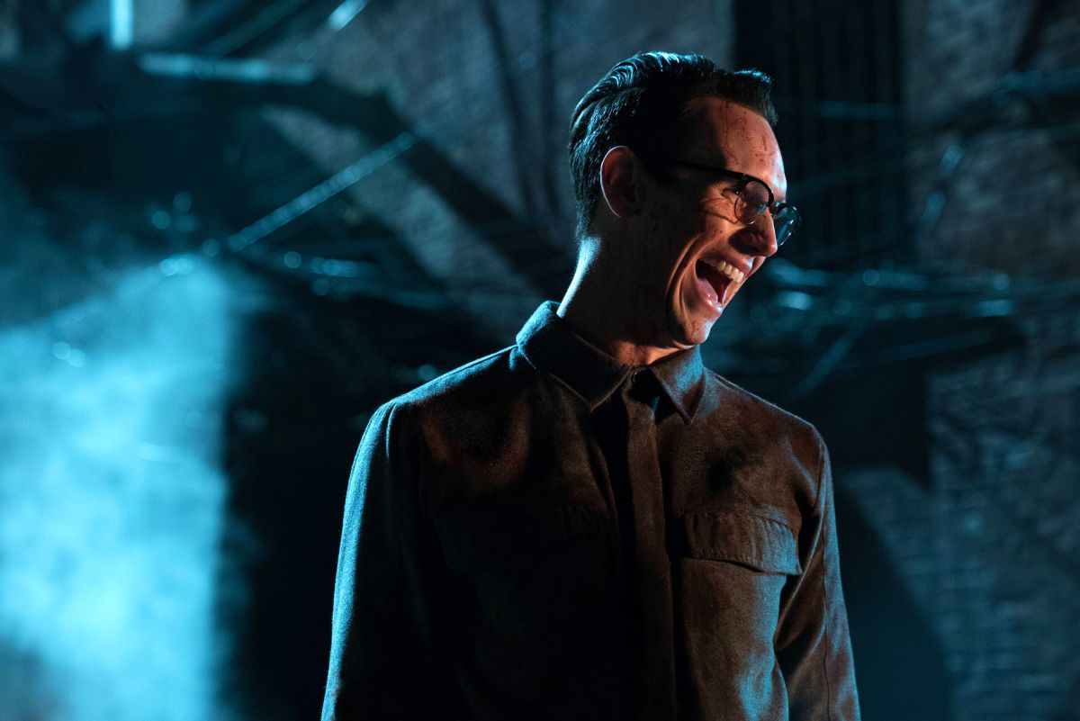 GOTHAM: Cory Michael Smith in the âHeroes Rise: All Will Be Judgedâ episode of GOTHAM airing Monday, May 22 (8:00-9:01 PM ET/PT) on FOX.  Cr: Jessica Miglio/FOX