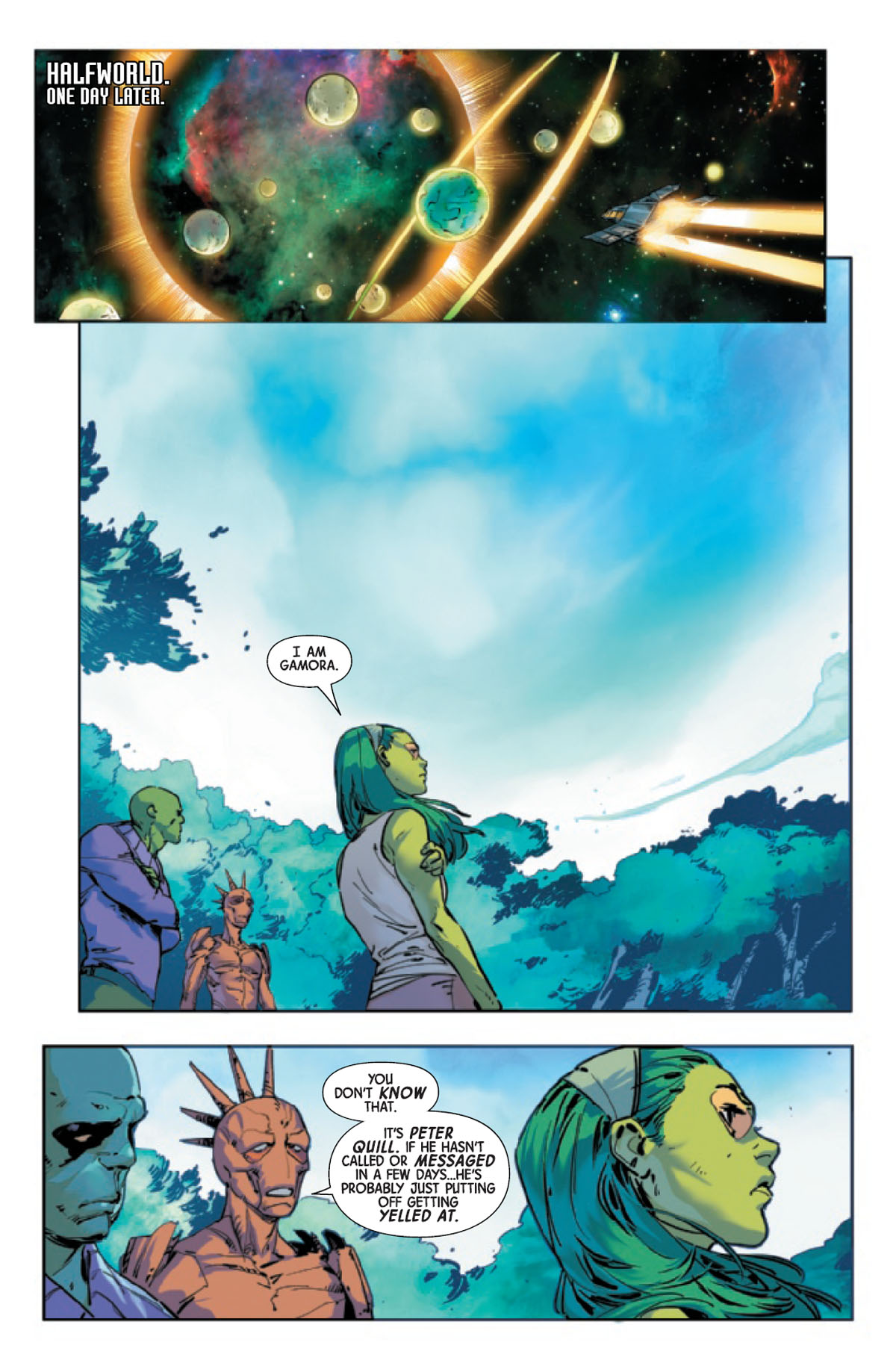 Guardians of the Galaxy #3 page 1