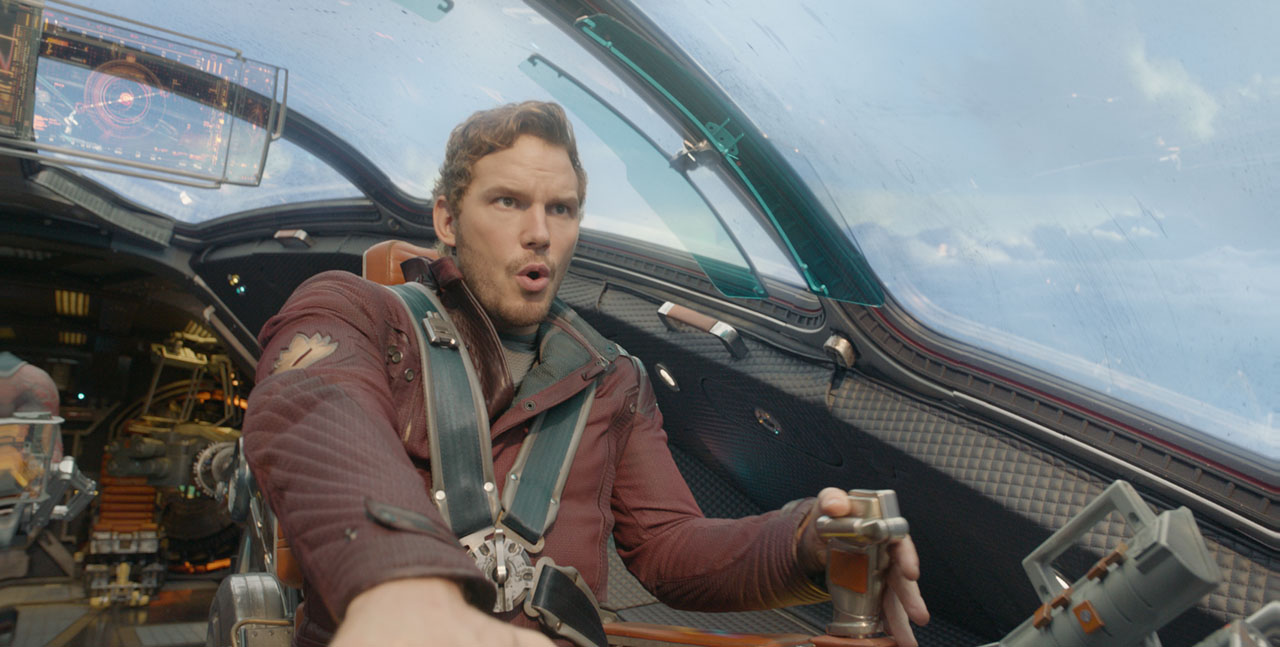 Marvel's Guardians Of The Galaxy

Peter Quill/Star-Lord (Chris Pratt)

Ph: Film Frame

Â©Marvel 2014