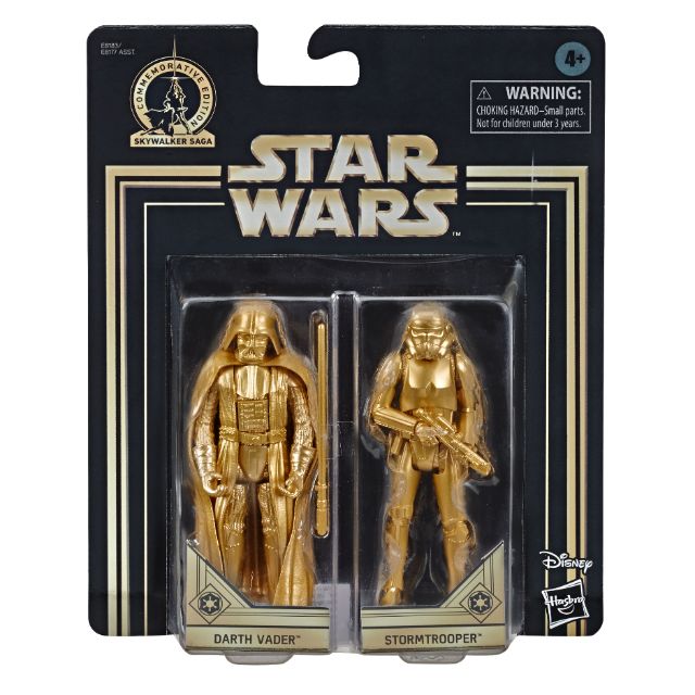 Gold Vader and Stormtrooper