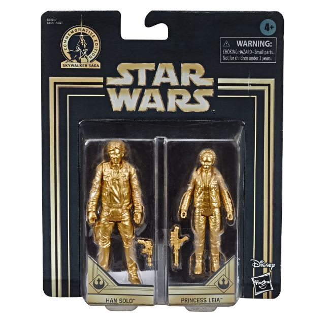 Gold Han and Leia