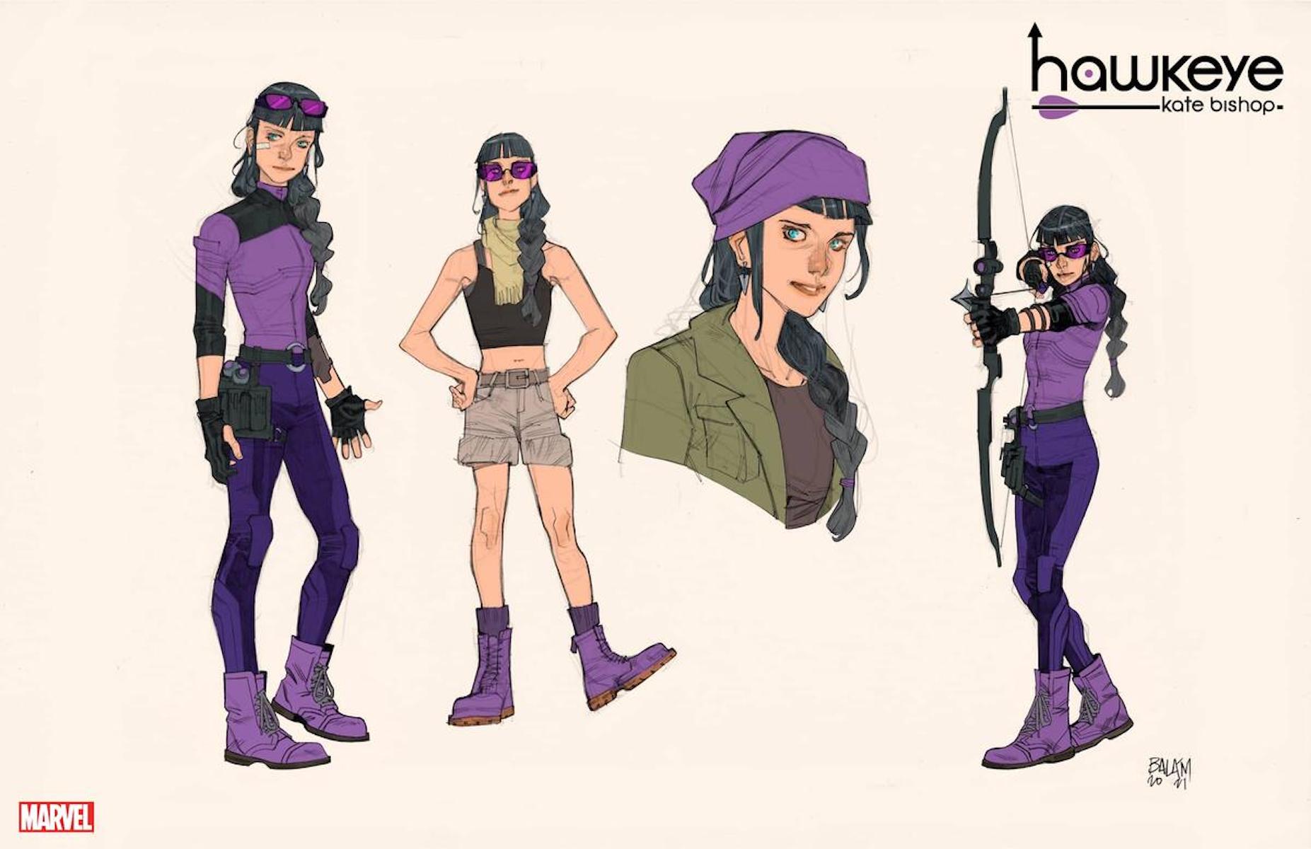 Hawkeye: Kate Bishop Designs by Enid Balám (1)