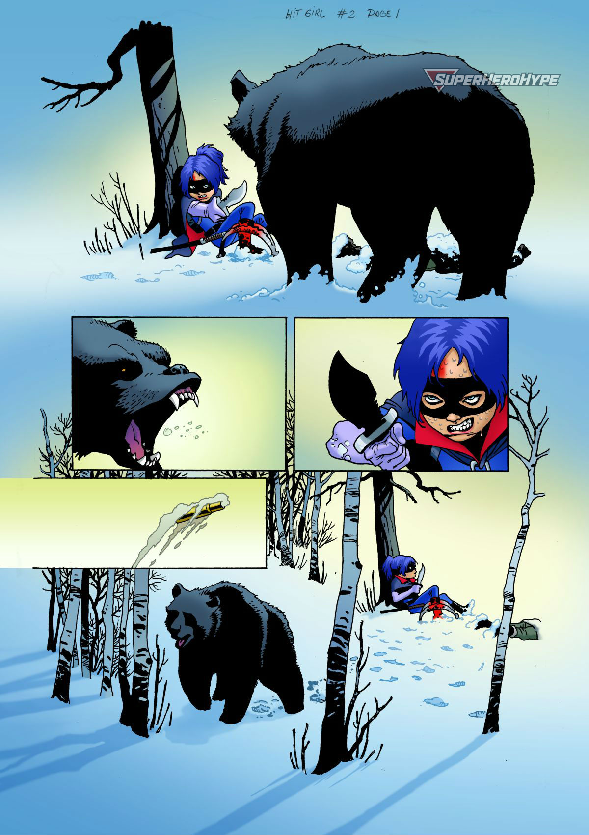 Hit-Girl #6 Page 1