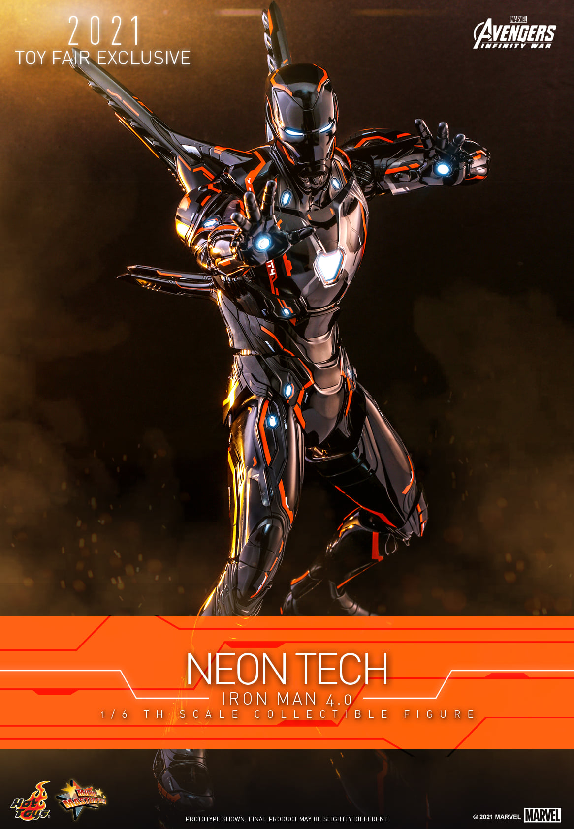 Neon Tech Iron Man 4.0 5