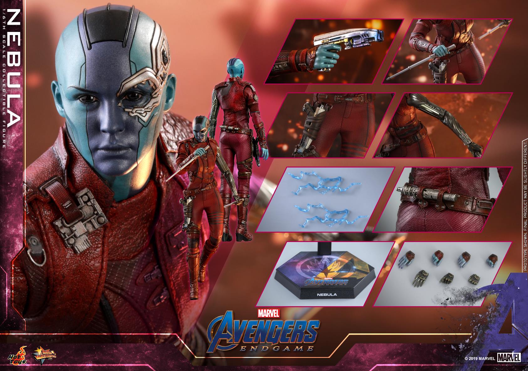 Hot Toys Avengers Endgame Nebula 11
