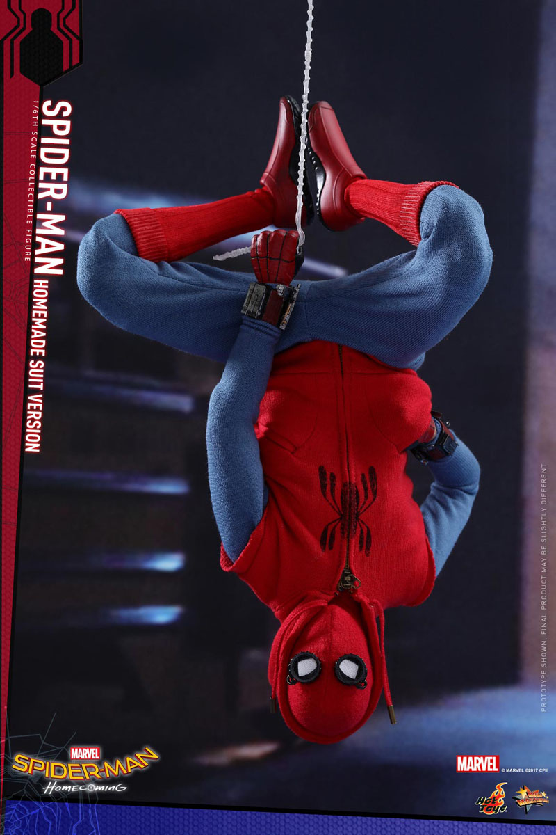 Spider-Man: Homecoming Hot Toys Homemade Suit