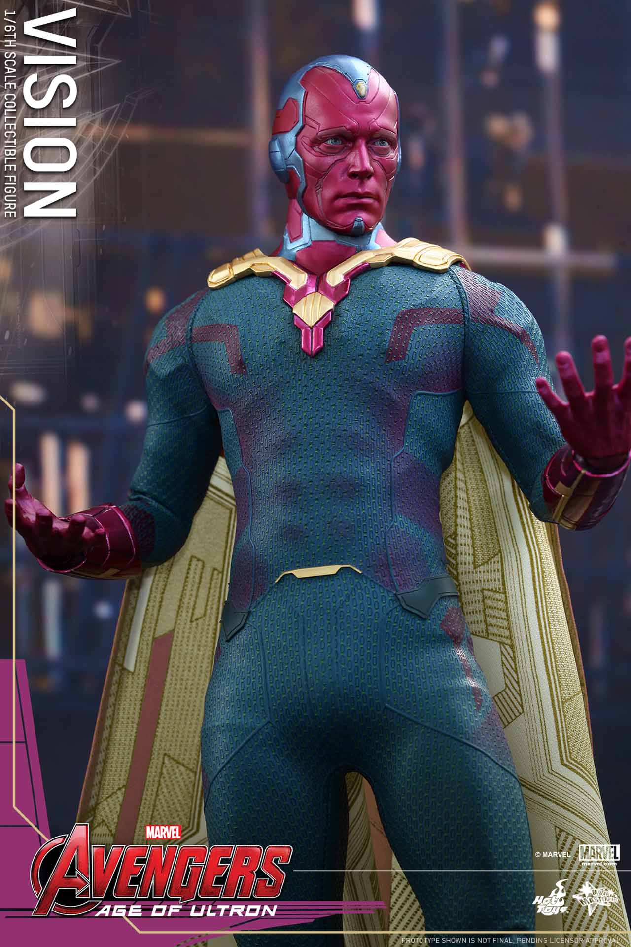 1/6th Scale Hot Toys Vision Collectible Figure