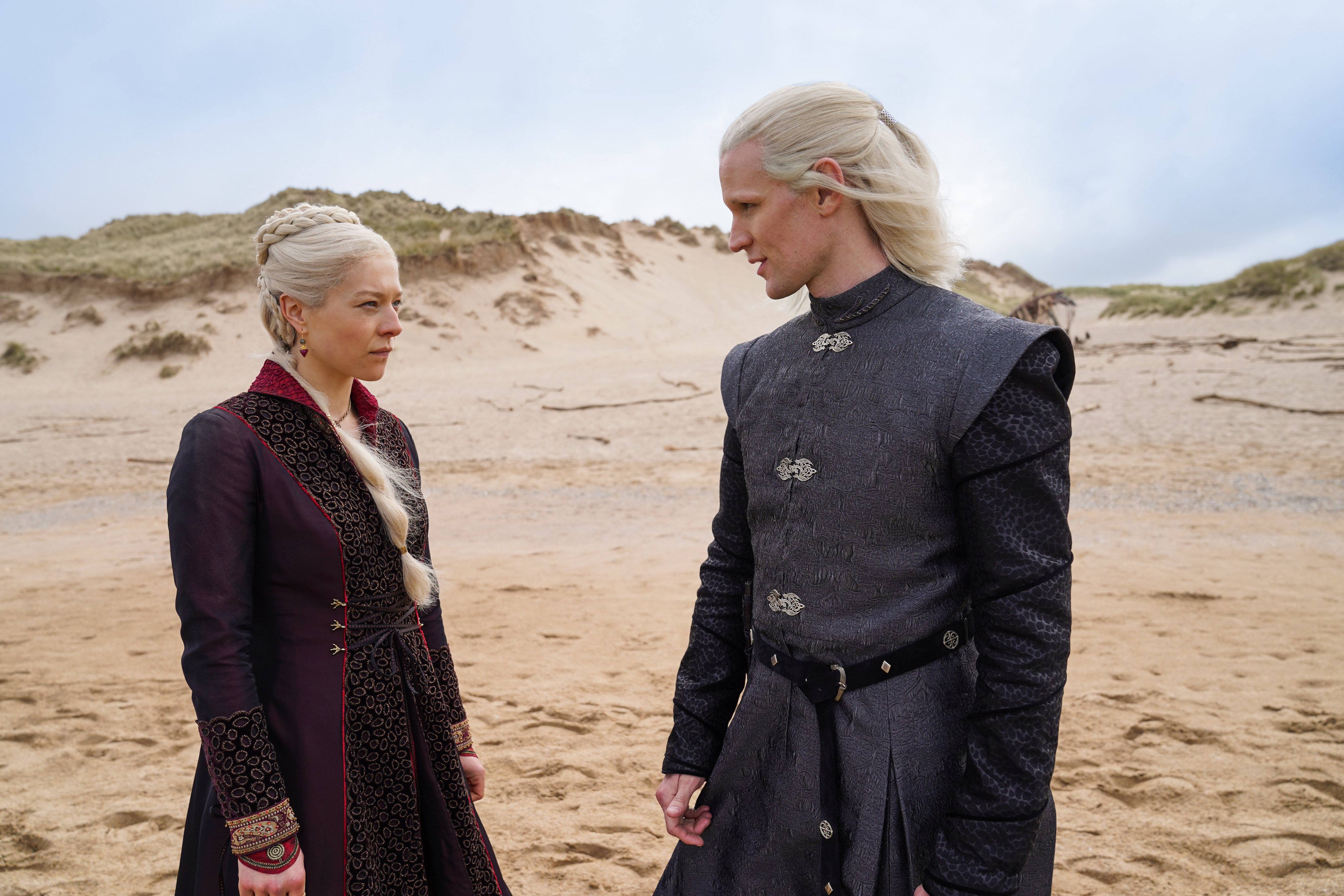 Princess Rhaenyra Targaryen and Prince Daemon Targaryen