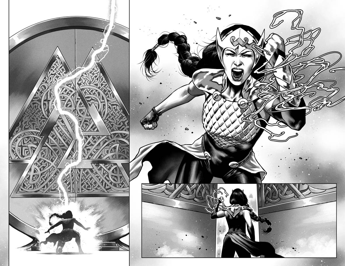 Jane Foster: Valkyrie #1 pages 4 and 5