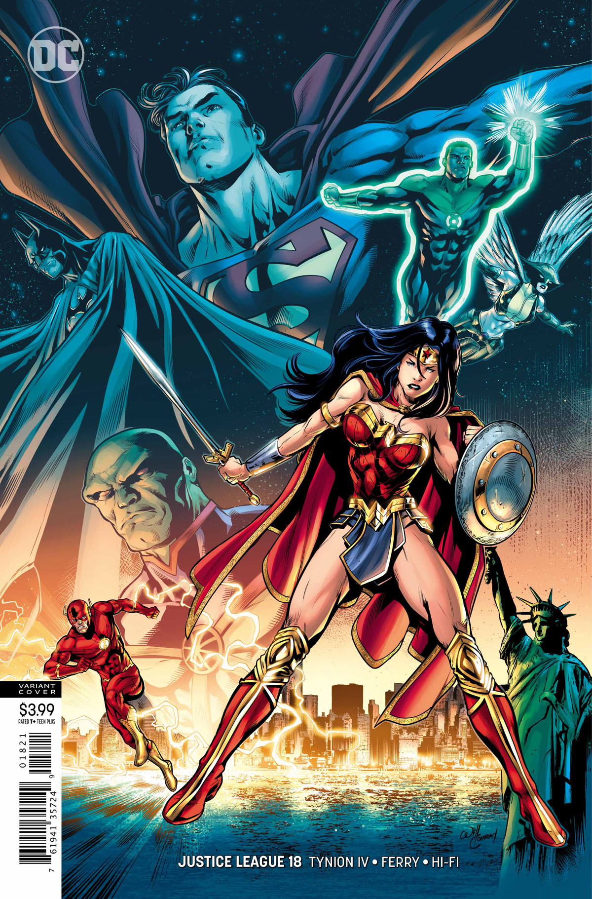 Justice League #18 variant cover
