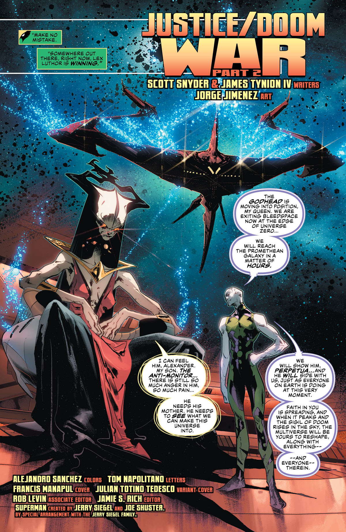 Justice League #31 page 1