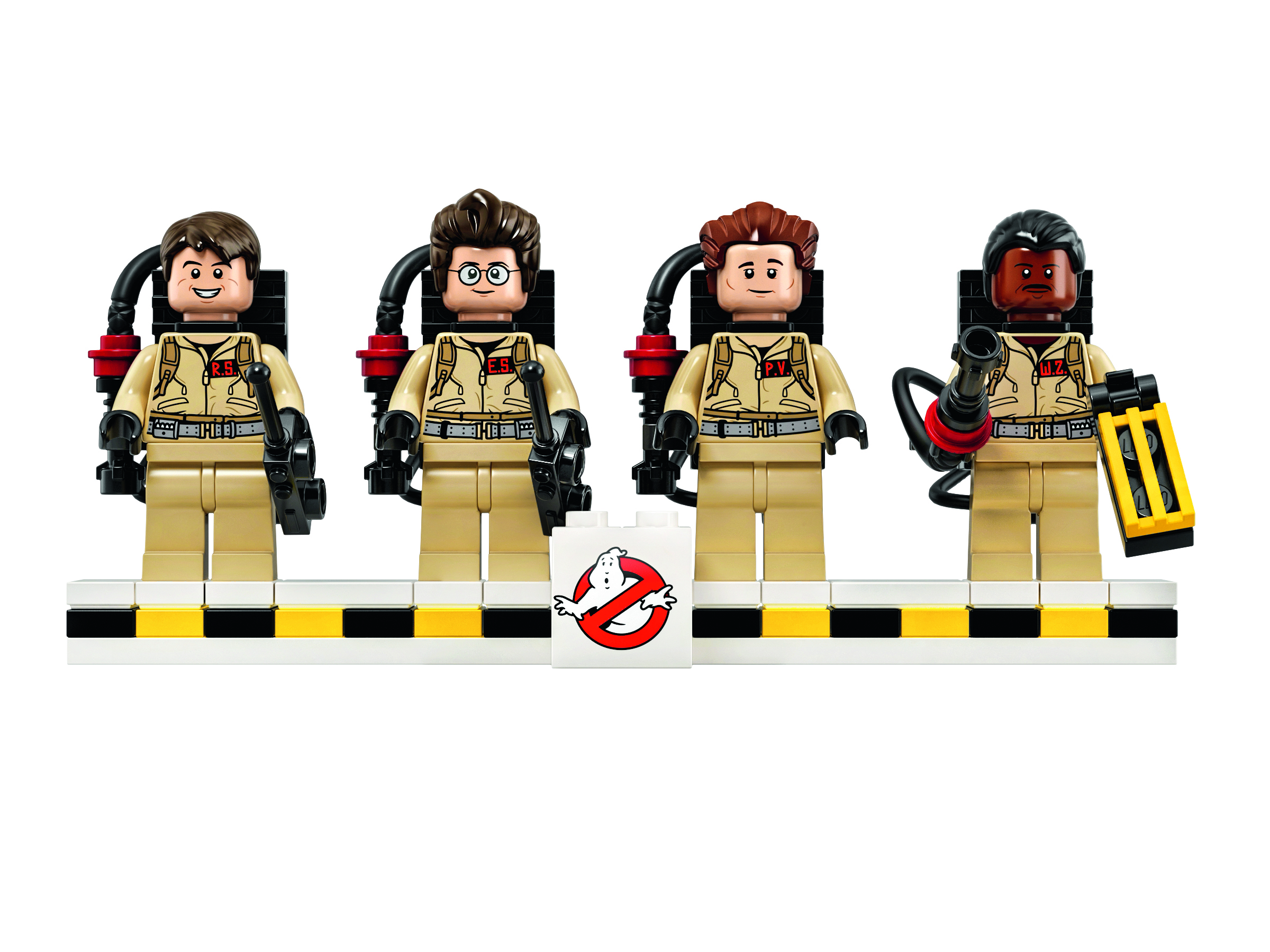Lego Ghostbusters Ecto 1_minifigure Lineup