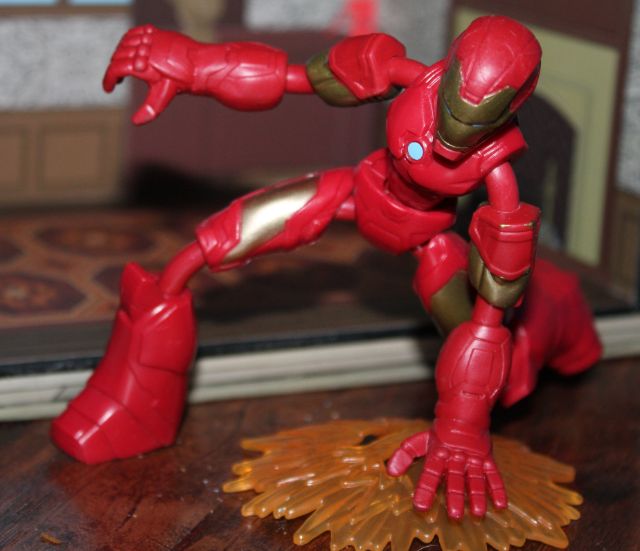 Iron Man hero landing