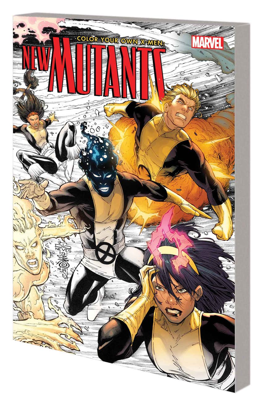 COLOR YOUR OWN X-MEN: THE NEW MUTANTS