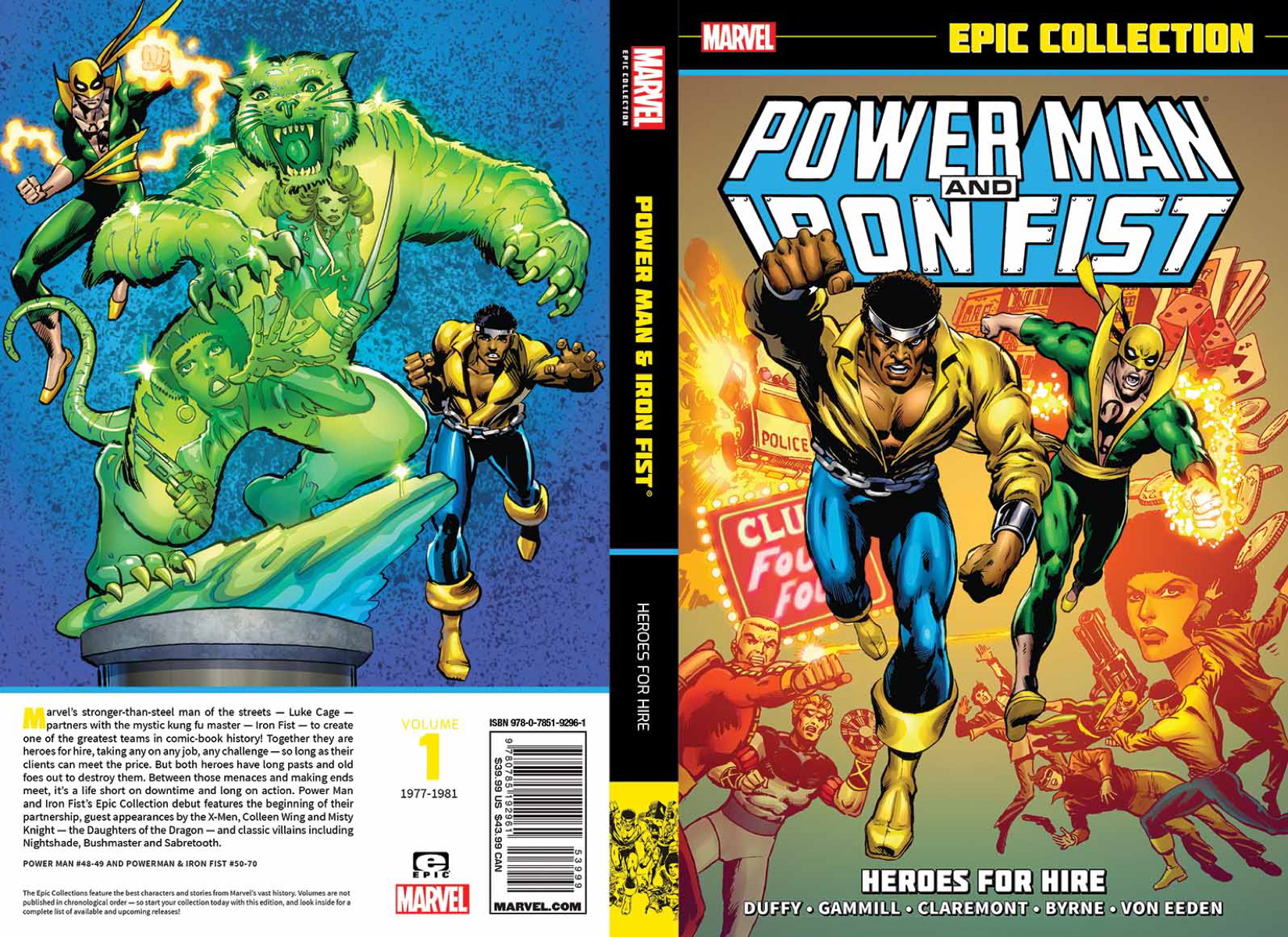 POWER MAN & IRON FIST EPIC COLLECTION: HEROES FOR HIRE TPB